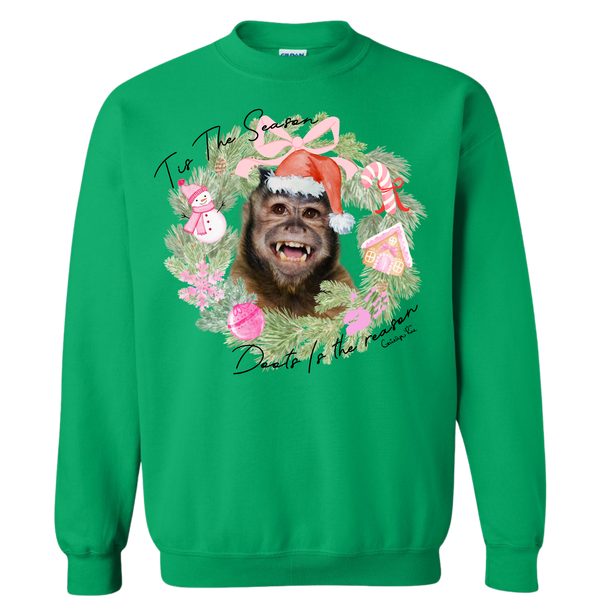 Gaitlyn Rae Christmas Wreath Crewneck "Sweatshirt"
