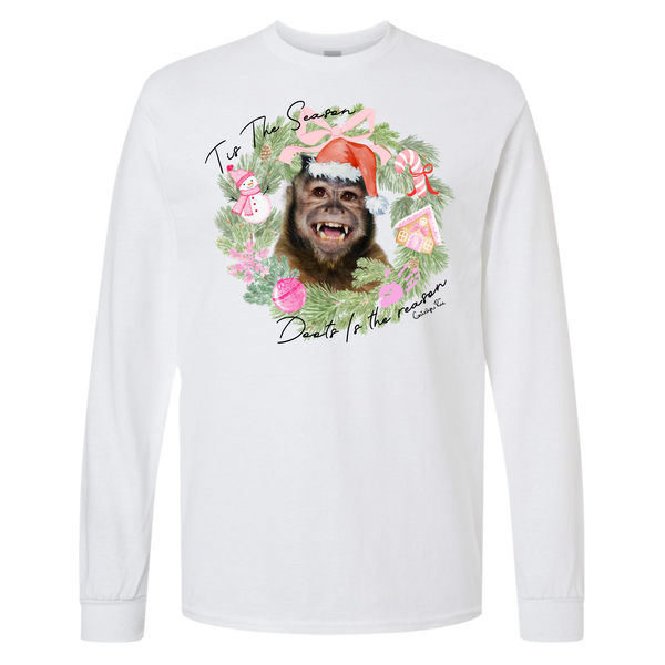 Gaitlyn Rae Christmas Wreath Long Sleeve Tshirt