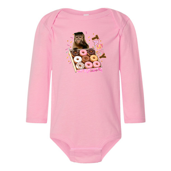Infant Gaitlyn Rae Tasty Donut Box Long Sleeve