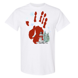 Gaitlyn Rae Christmas Winter Snowman Hand short sleeve T-shirt