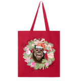 Reusable Christmas Wreath Tote