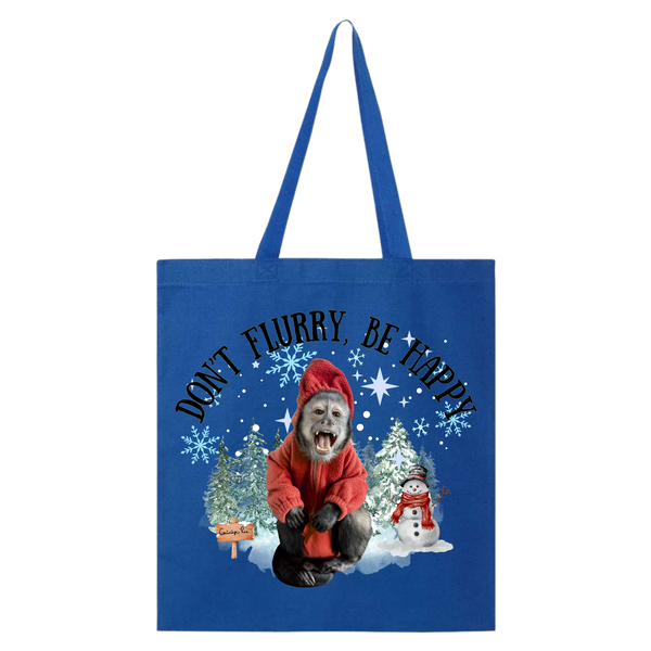 Reusable Christmas Flurry Tote