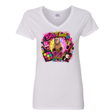 Diva Doots 14 Birthday Short Sleeve V-NECK T-Shirt