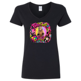 Diva Doots 14 Birthday Short Sleeve V-NECK T-Shirt