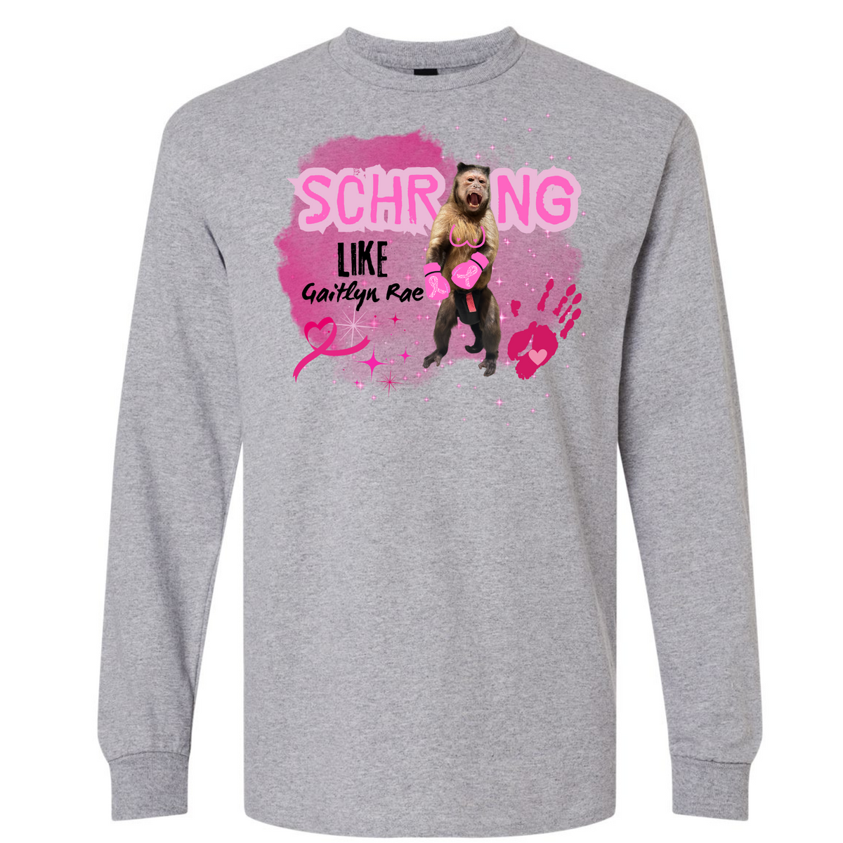 Gaitlyn Rae Breast Cancer Awareness Long Sleeve Tshirt – GaitlynRaeGear