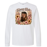 Gaitlyn Rae Messy Hair Long Sleeve