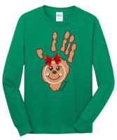 Gingerbread Hand Long Sleeve Tee