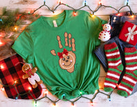 Gingerbread Hand Short Sleeve Shirt