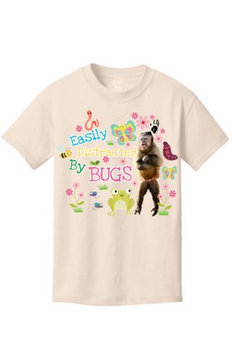 Distracted by Bugs Short Sleeve Tee YOUTH