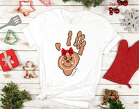 Gingerbread Hand Short Sleeve Shirt