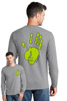 Grinch Hand Long Sleeve *Front & Back*